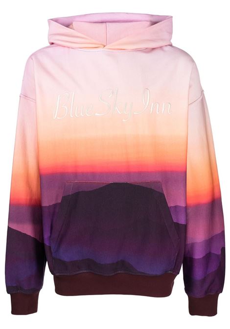 Multicolour graphic-print sweatshirt - men